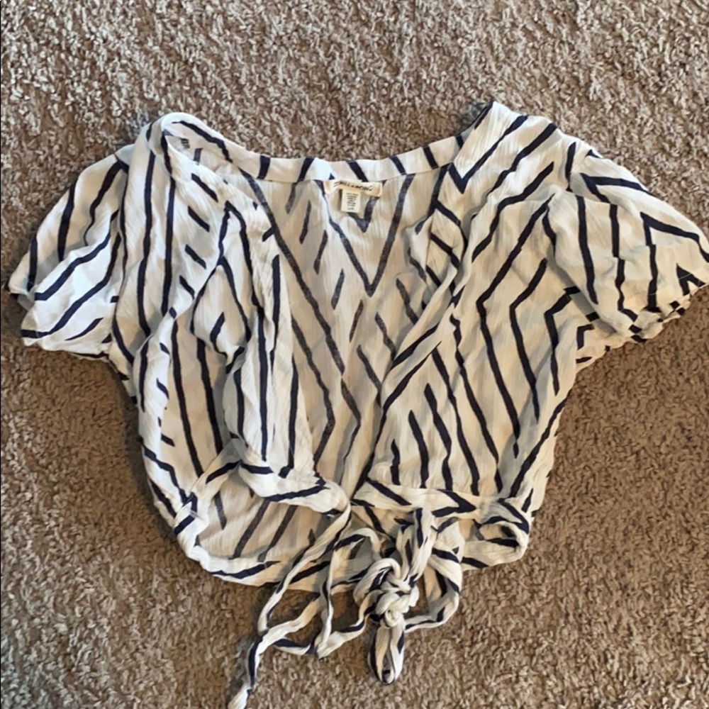 Crop Wrapped Tee